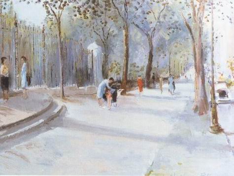 New York oil painting